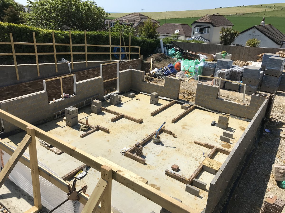 Image of Greenways New Build Development in Ovingdean, Sussex Takes Shape