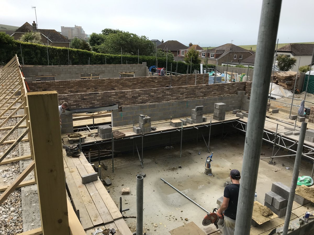 Image of Greenways New Build Development in Ovingdean, Sussex Takes Shape