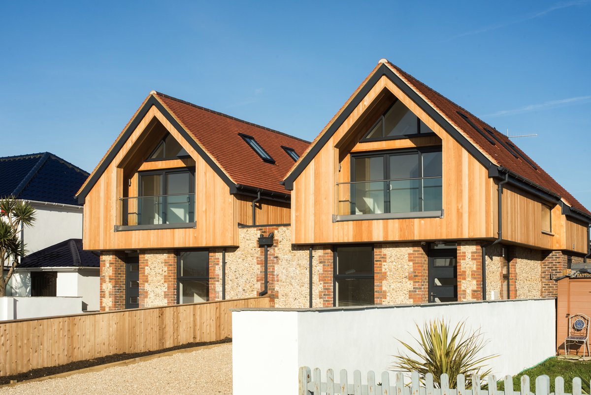 Image of Exterior views and landscaping of the beautiful new build development at Old Fort Road, Shoreham